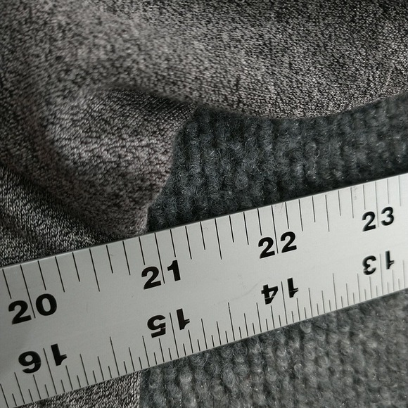 a.n.a Women's Front Tie A-Line Dress Gray Large 3/4 Sleeve Heather Crew Neck - Picture 14 of 14